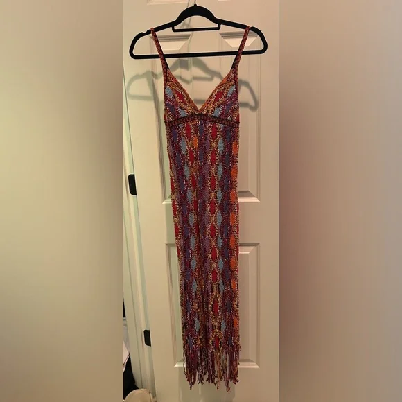Zara Multicolor Maxi Dress - Picture 4 of 7